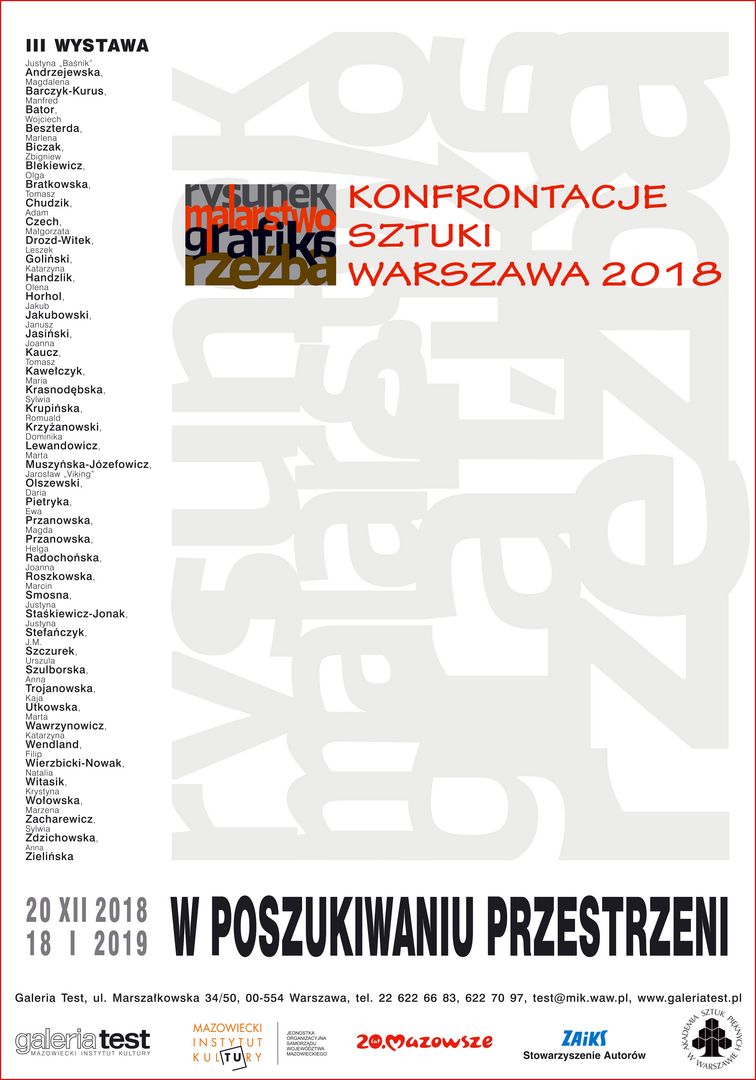 Konfrontaje Sztuki - tytułowa strona