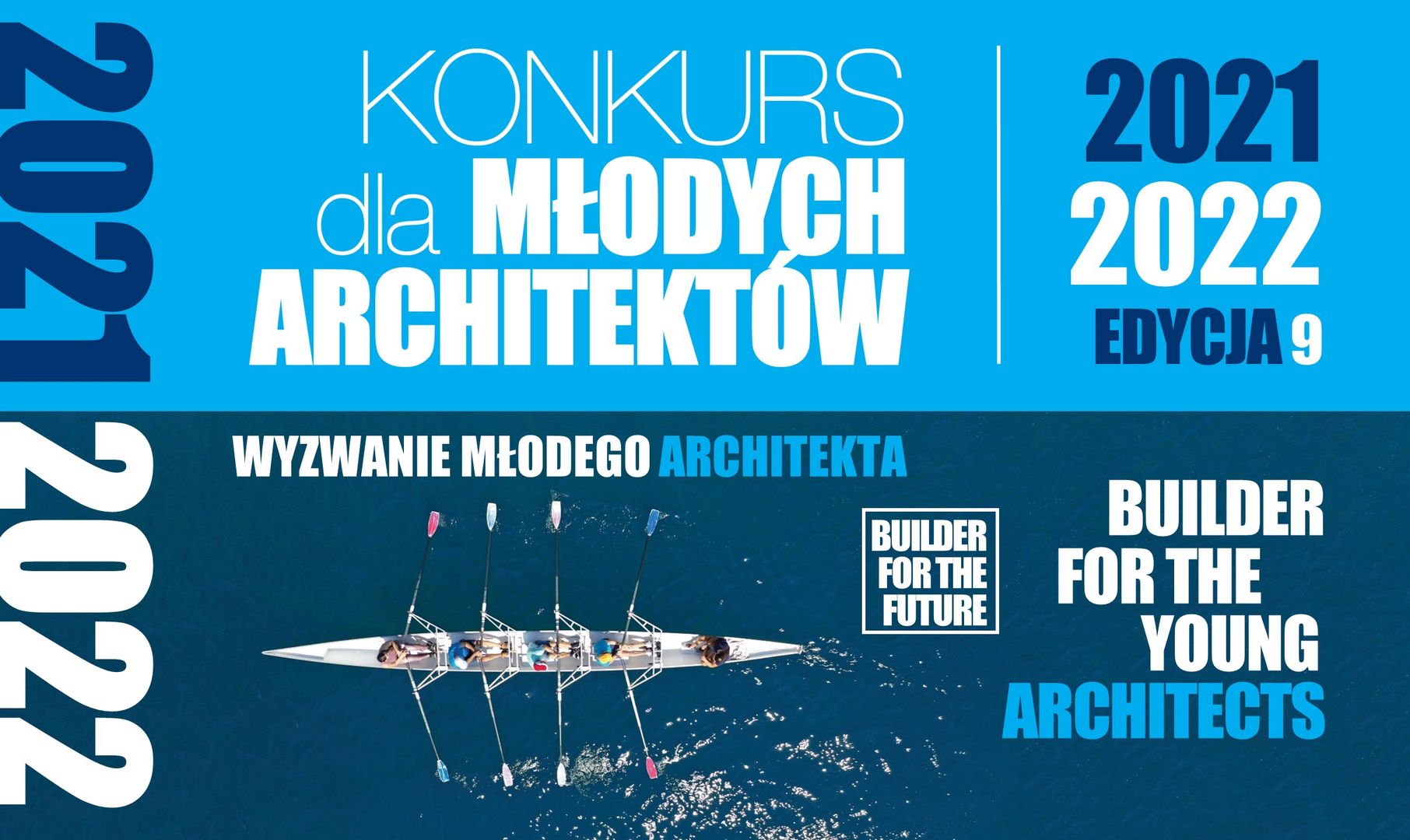 Plakat konkursu misięcznika BUILDER dla Młodych Archiktektów